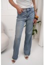 SPODNIE JEANSOWE  WIDE LEG Z WYSOKIM STANEM