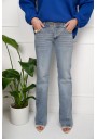 JEANSOWE SPODNIE LOW WAIST