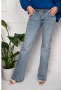 JEANSOWE SPODNIE LOW WAIST
