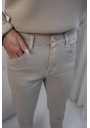 BEŻOWE SPODNIE DAMSKIE MOM FIT