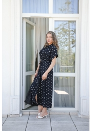 SUKIENKA AMELIA – SZMIZJERKA W GROSZKI