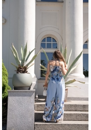 KOMBINEZON LETNI W KWIATY MEONIA
