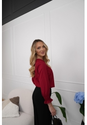 BLUZKA 3/4 RĘKAW W SEREK GŁADKA