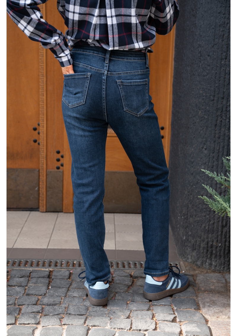 JEANSY MOM FIT Z WYSOKIM STANEM