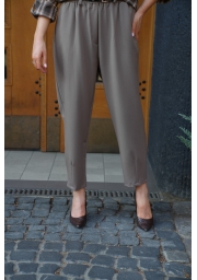 ELEGANCKIE SPODNIE Z GUMKĄ W PASIE