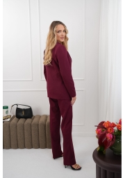 MARYNARKA  BORDOWA Z JEDNYM GUZIKIEM CHIC