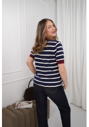 SWETER W PASKI Z KRÓTKIM RĘKAWEM ALEKS