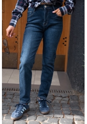JEANSY MOM FIT Z WYSOKIM STANEM