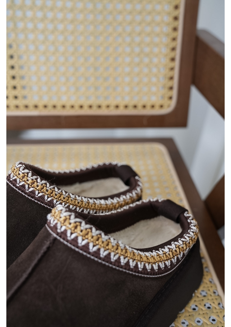 OCIEPLANE BUTY WSUWANE NA PLATFORMIE COMFY TO GO