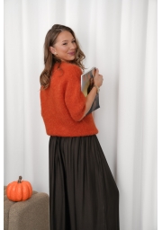 SWETER MOHEROWY Z KRÓTKIM RĘKAWEM PUMPKIN CLOUD