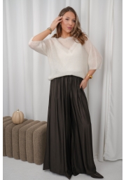 SWETER MOHEROWY Z KRÓTKIM RĘKAWEM AUTUMN HUG