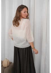 SWETER MOHEROWY Z KRÓTKIM RĘKAWEM AUTUMN HUG