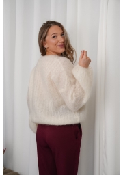 SWETER MOHEROWY Z EFEKTOWNYMI RĘKAWAMI MAELLA