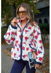 POLAR DAMSKI TEDDY NA SUWAK Z WYSOKIM KOŁNIERZEM MAPLE