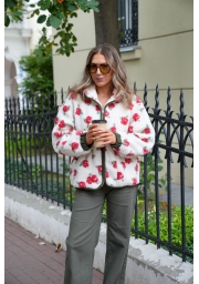 POLAR DAMSKI TEDDY NA SUWAK Z WYSOKIM KOŁNIERZEM MAPLE