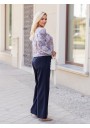 BLUZKA Z MODNYM ORNAMENTALNYM WZOREM PATCHWORK