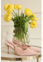ZAMSZOWE CZÓŁENKA SLINGBACK NA OBCASIE